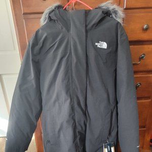 BRAND NEW WOMEN'S PLUS SIZE NORTH FACE ARCTIC PARKA BLACK JACKET